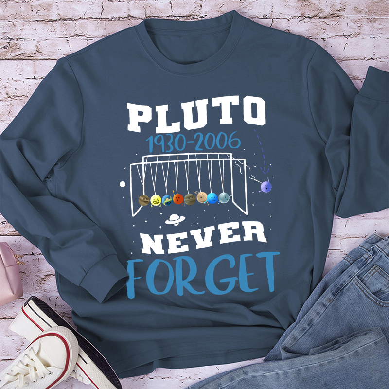 Pluto Never Forget Long Sleeve T-Shirt