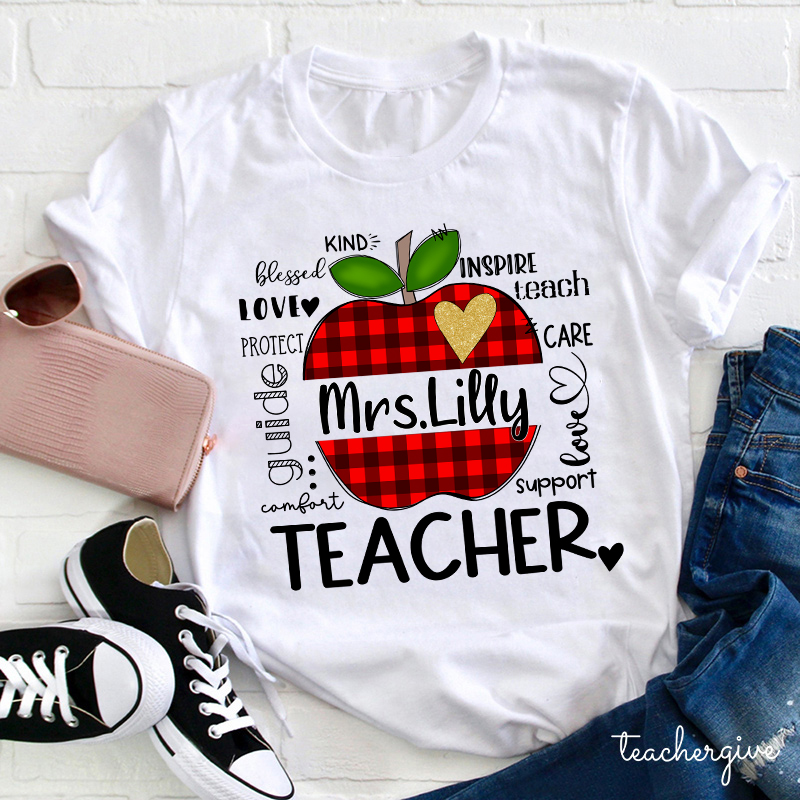 Personalized To Love To Guide To Support Teacher T-Shirt