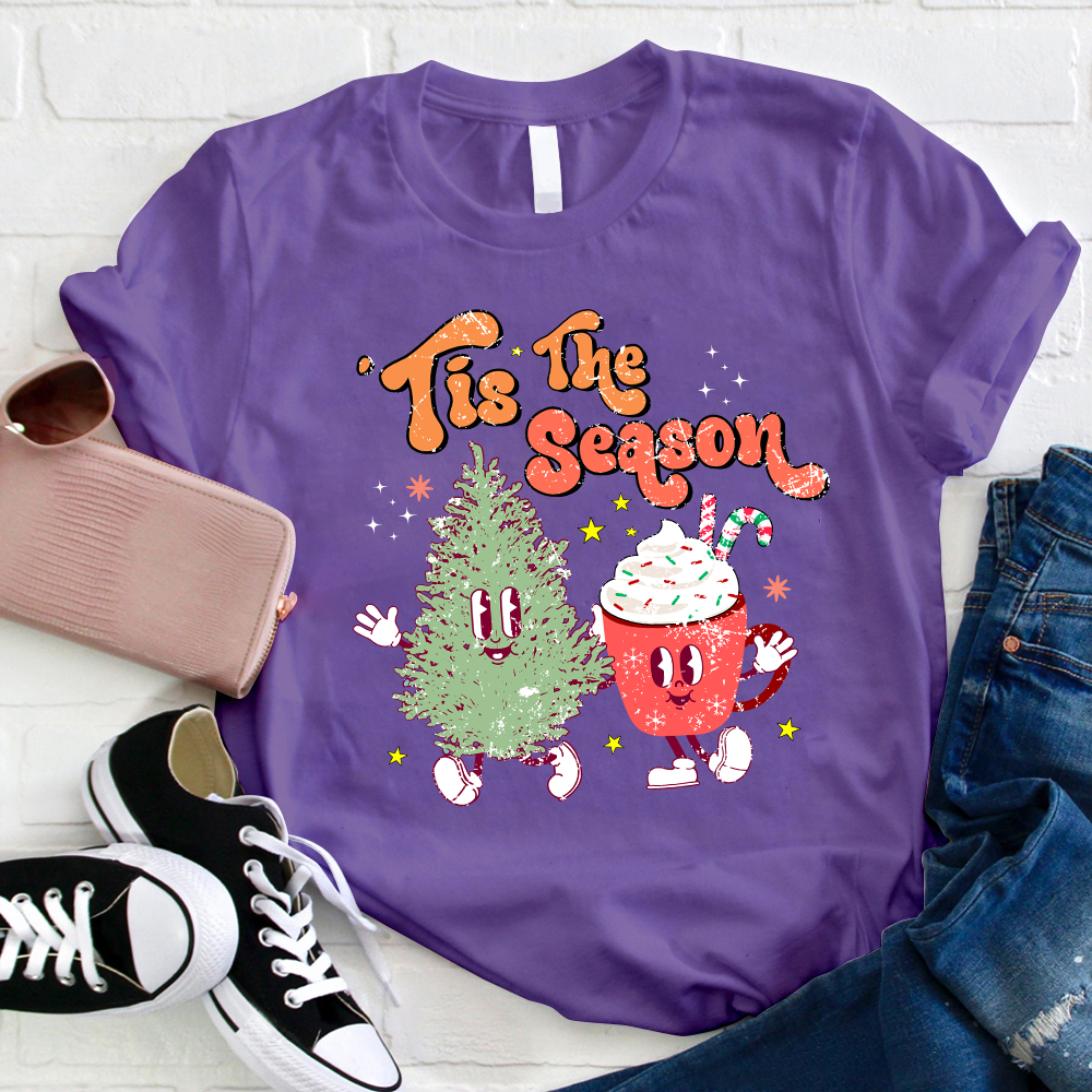Tis The Season Merry Christmas Teacher T-Shirt