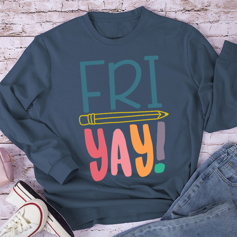 Happy Teacher Life Long Sleeve T-Shirt