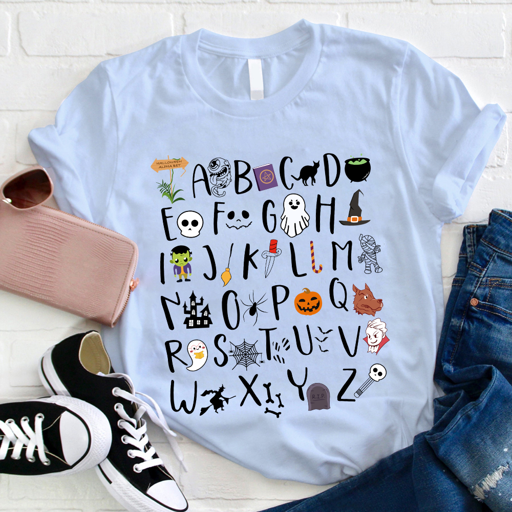 Spooky Alphabet T-Shirt