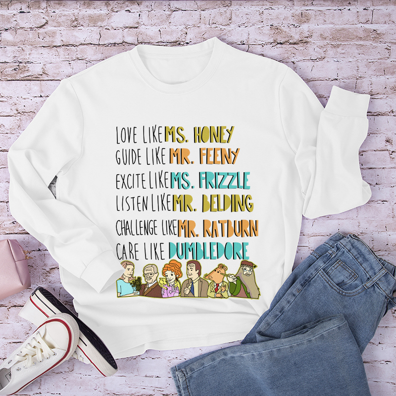 Like Teacher Long Sleeve T-Shirt