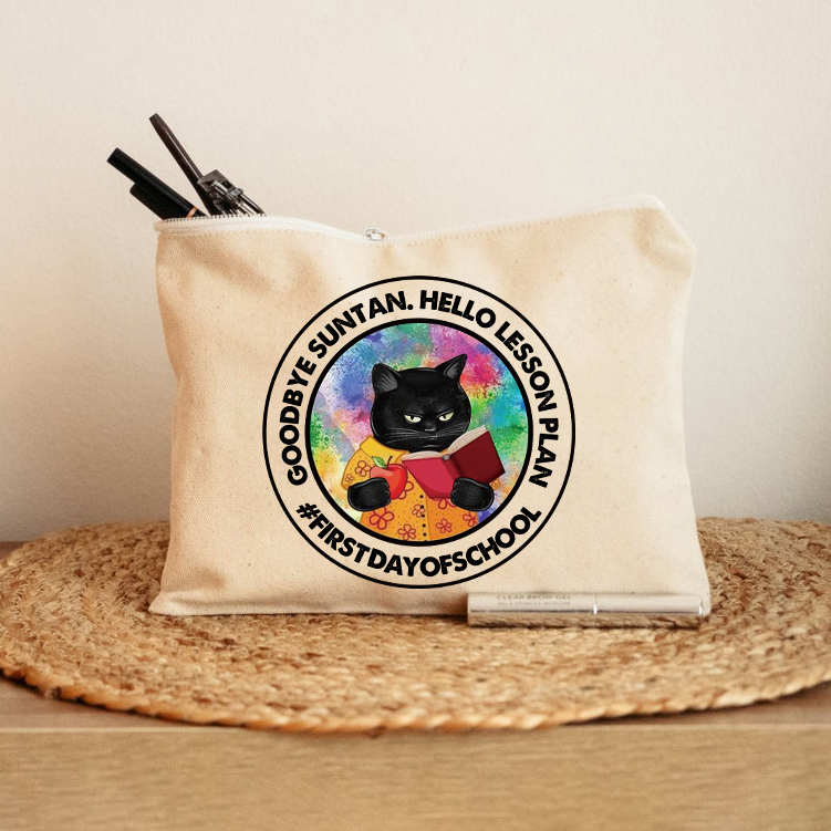 Goodbye Suntan Hello Lesson Plan Makeup Bag