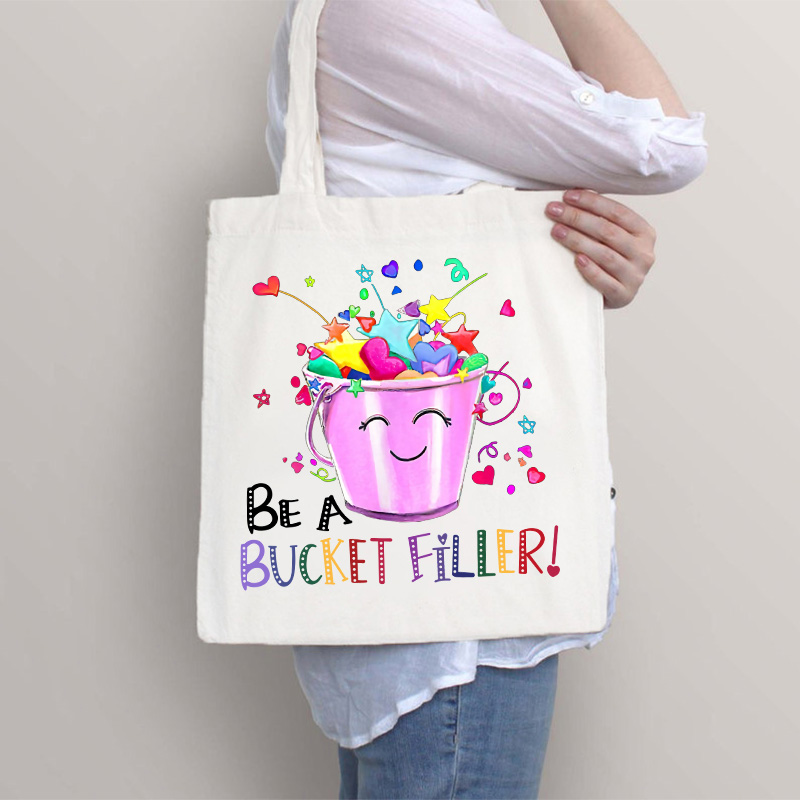 Be A Bucket Filler Cartoon Tote Bag