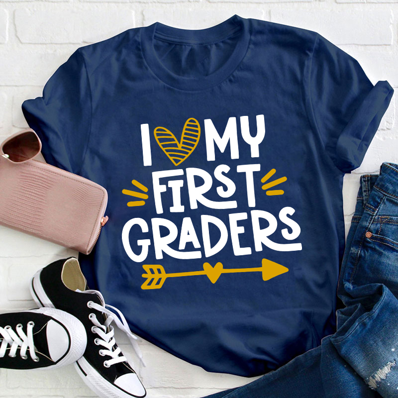 Personalized Grade I Love My Teacher T-Shirt