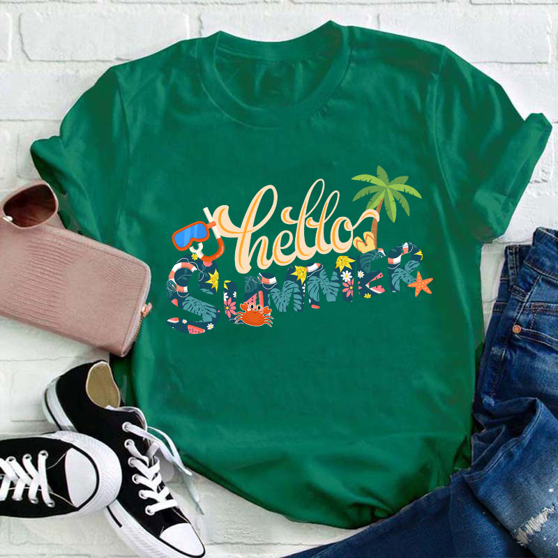 Hello Summer Teacher T-Shirt