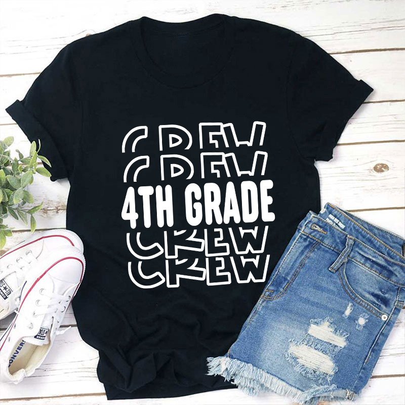 Personalized Black And White Simplicity Teacher T-Shirt