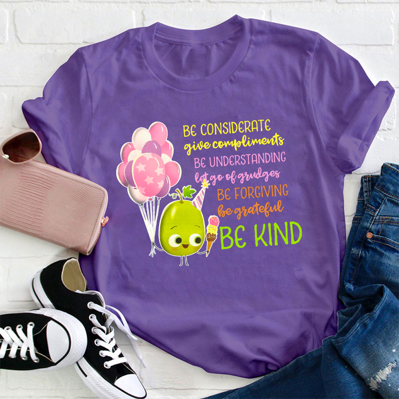 Be Kind Be Grapeful Teacher T-Shirt