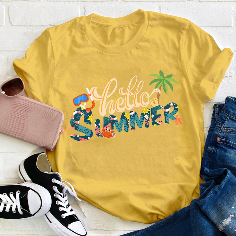 Hello Summer Teacher T-Shirt