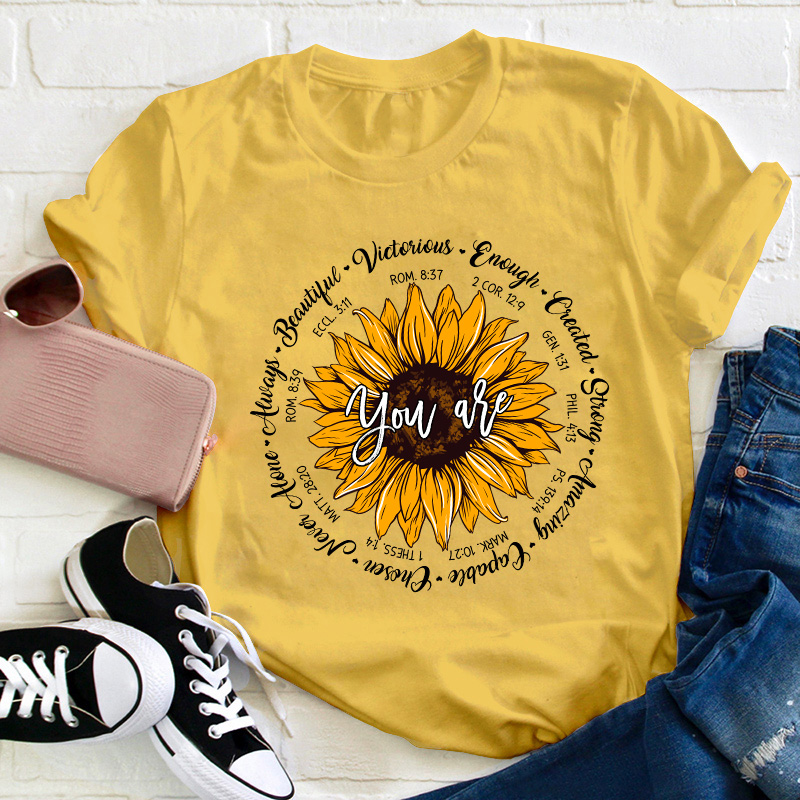 You Are Kind Beautiful Teacher T-Shirt