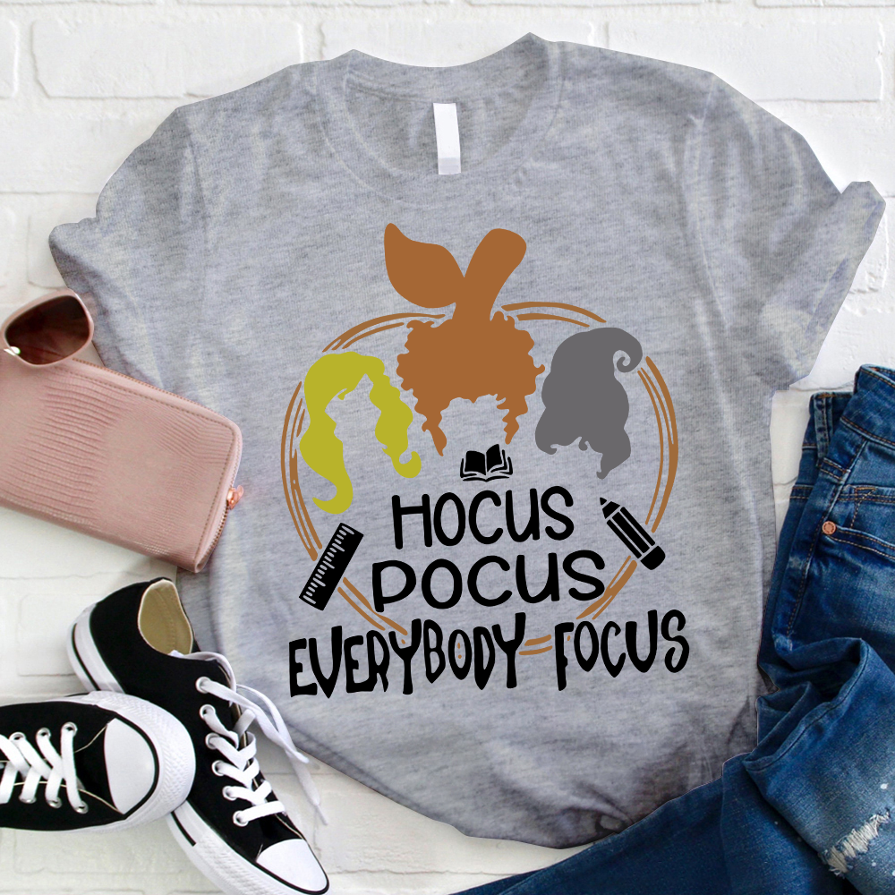 Hocus Pocus Everybody Focus Witch T-Shirt