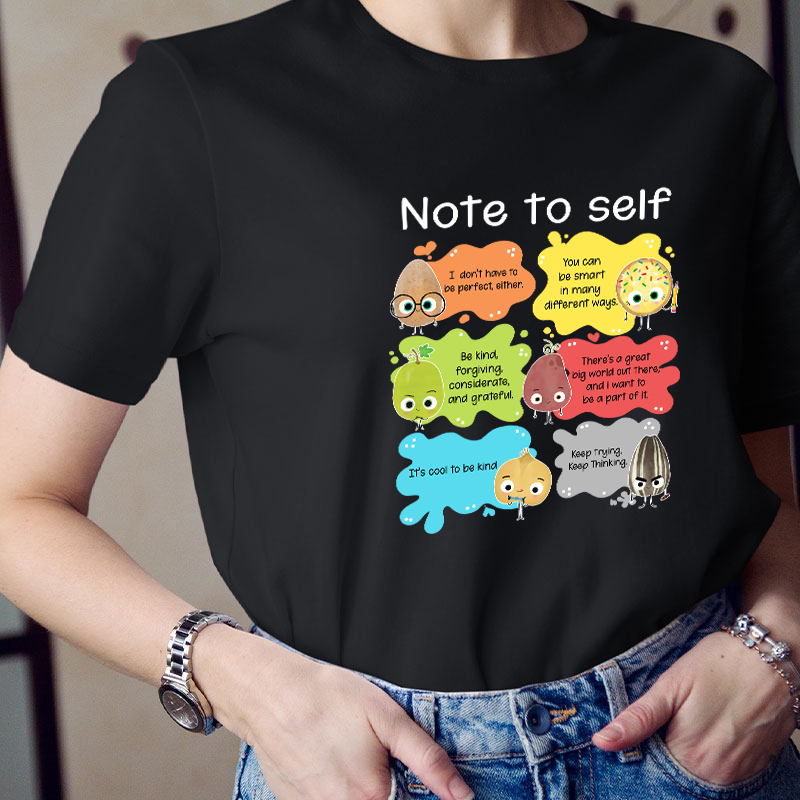 Note To Self You Are Perfect Teacher T-Shirt