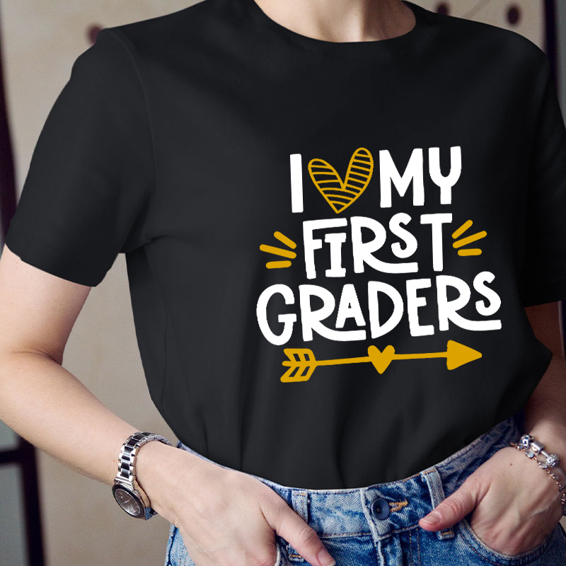 Personalized Grade I Love My Teacher T-Shirt