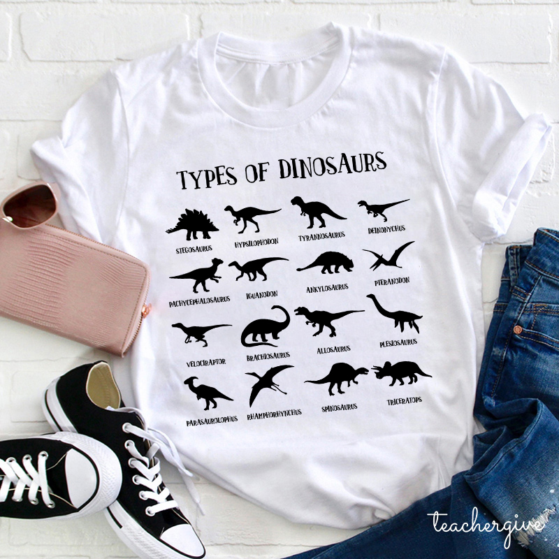 Types Of Dinosaurs T-Shirt
