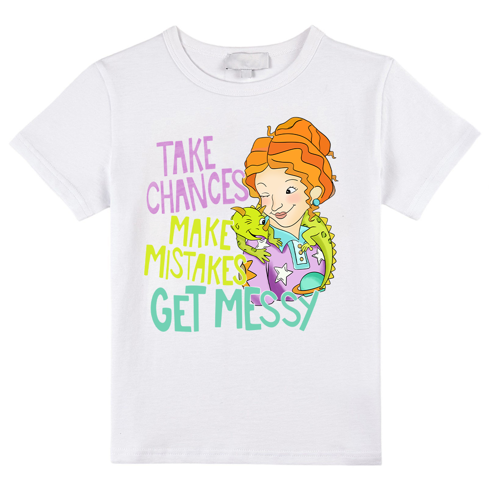 Take Chances Make Mistakes Get Messy Magic School Bus  Kids T-Shirt