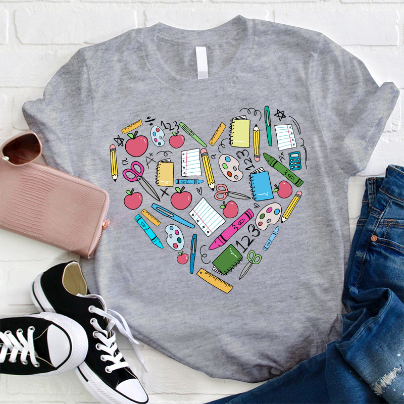 Teacher Heart T-Shirt