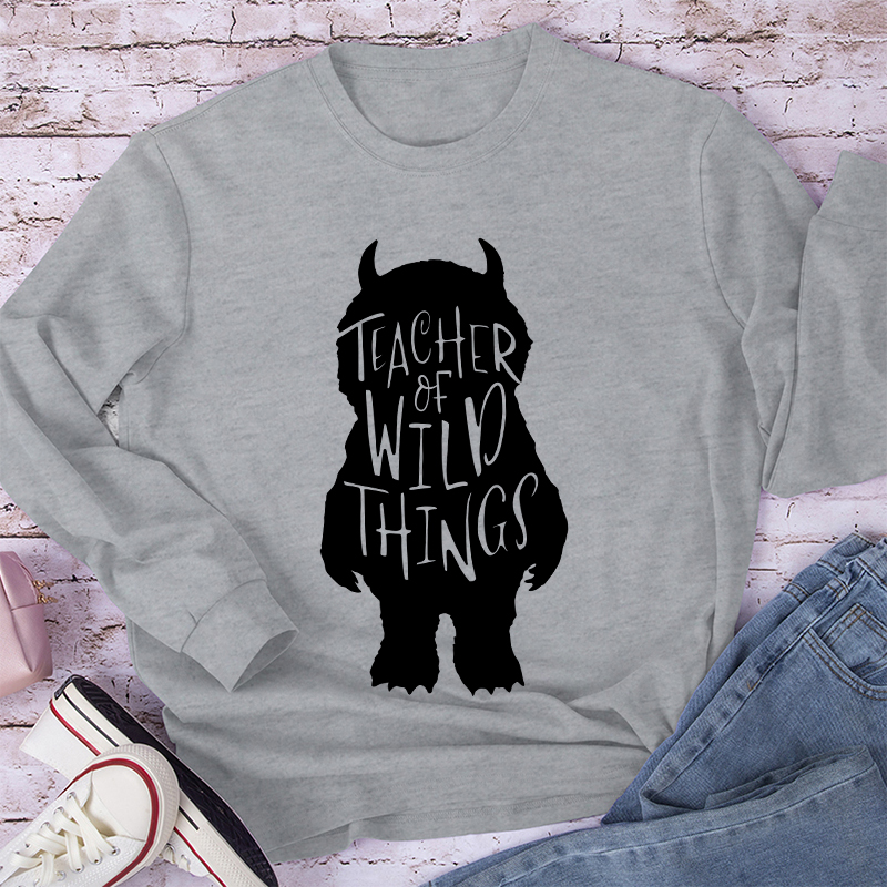 Teacher Of Wild Things Huge Beast Long Sleeve T-Shirt
