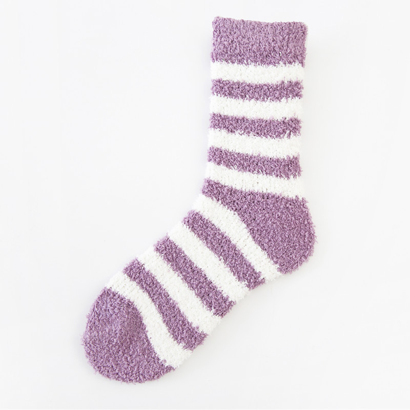 Cute Furry Christmas Stocking Teacher Socks