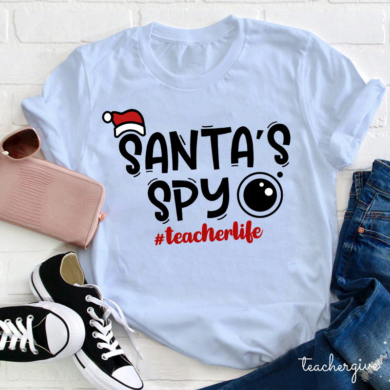Santa's Spy Teacher T-Shirt