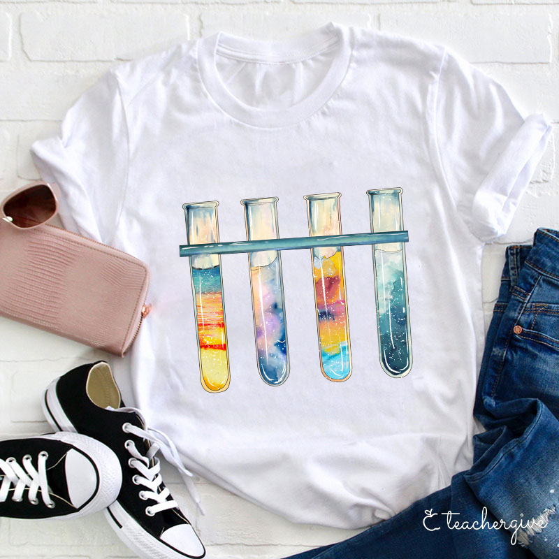 Colorful Test Tubes T-Shirt