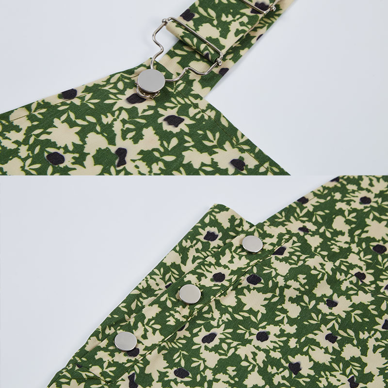 Floral Printed Casual Overalls