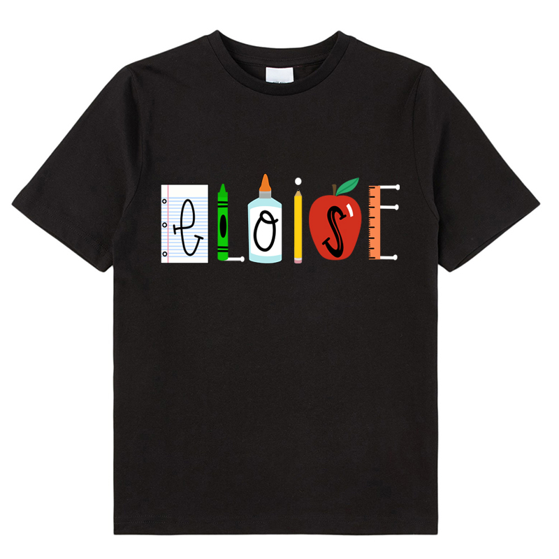 Personalized Study Hard And Make Progress Every Day Kids T-Shirt