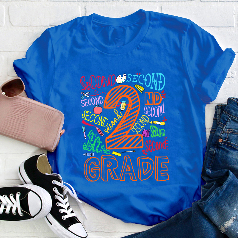 Personalized Grade First Day Of School Teacher T-Shirt