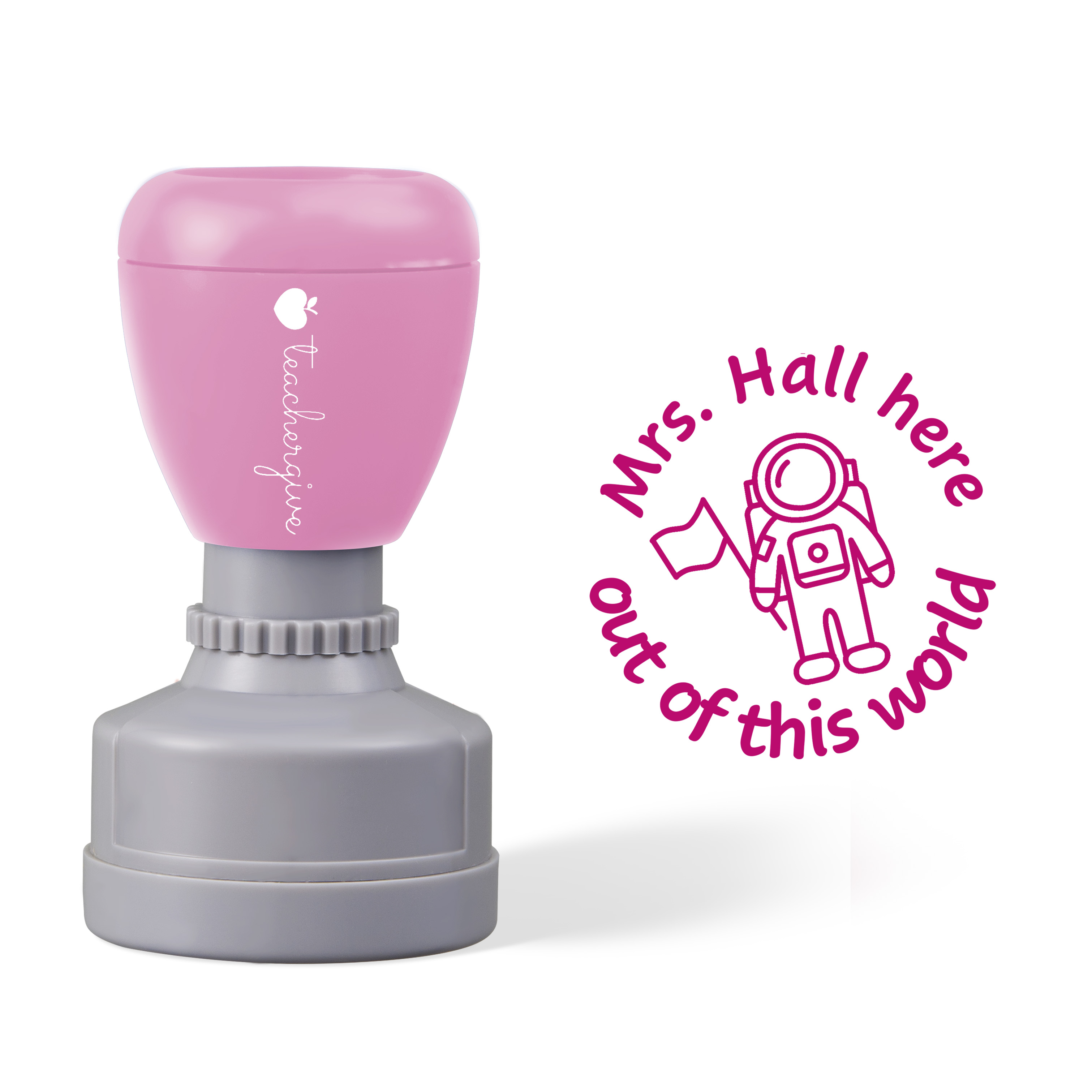 Personalized Spaceman Stamp