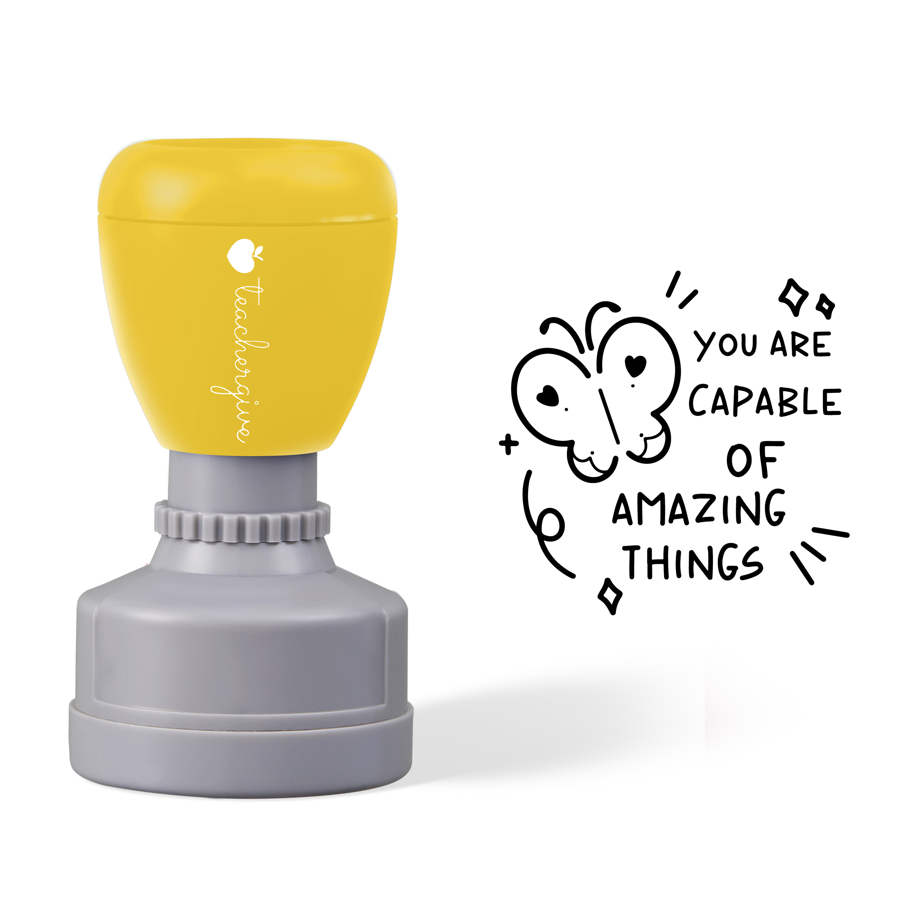 You Are Capable Of Amazing Things Stamp