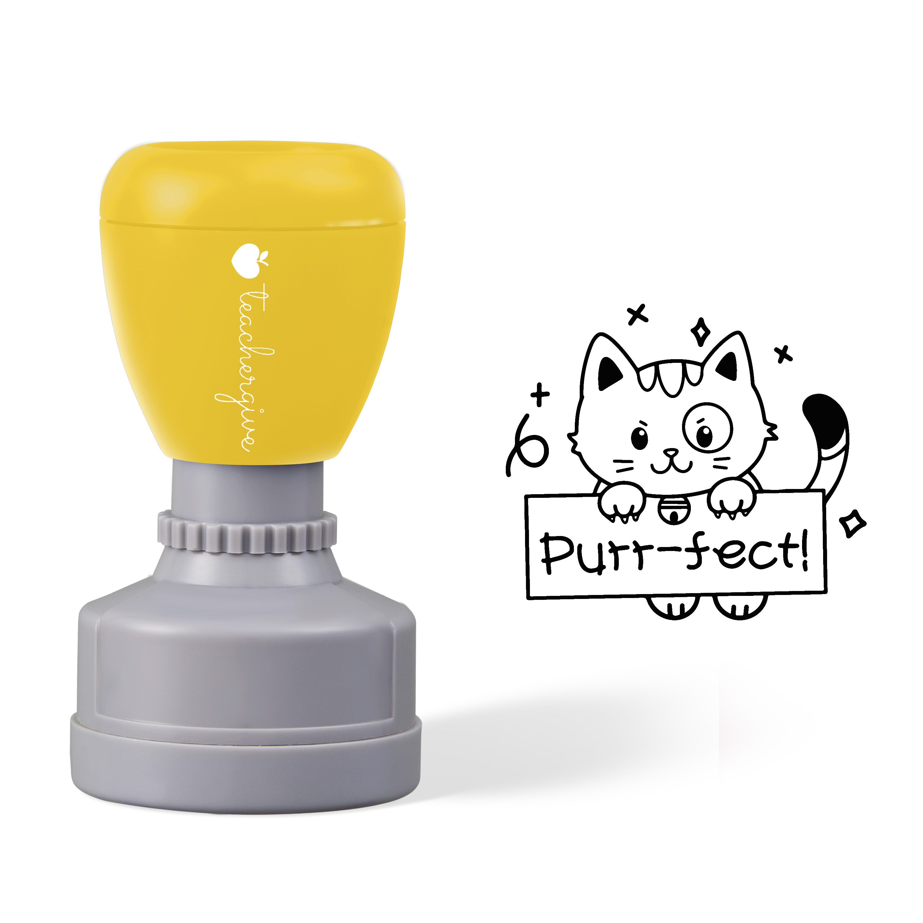 Purr-fect Cat Stamp
