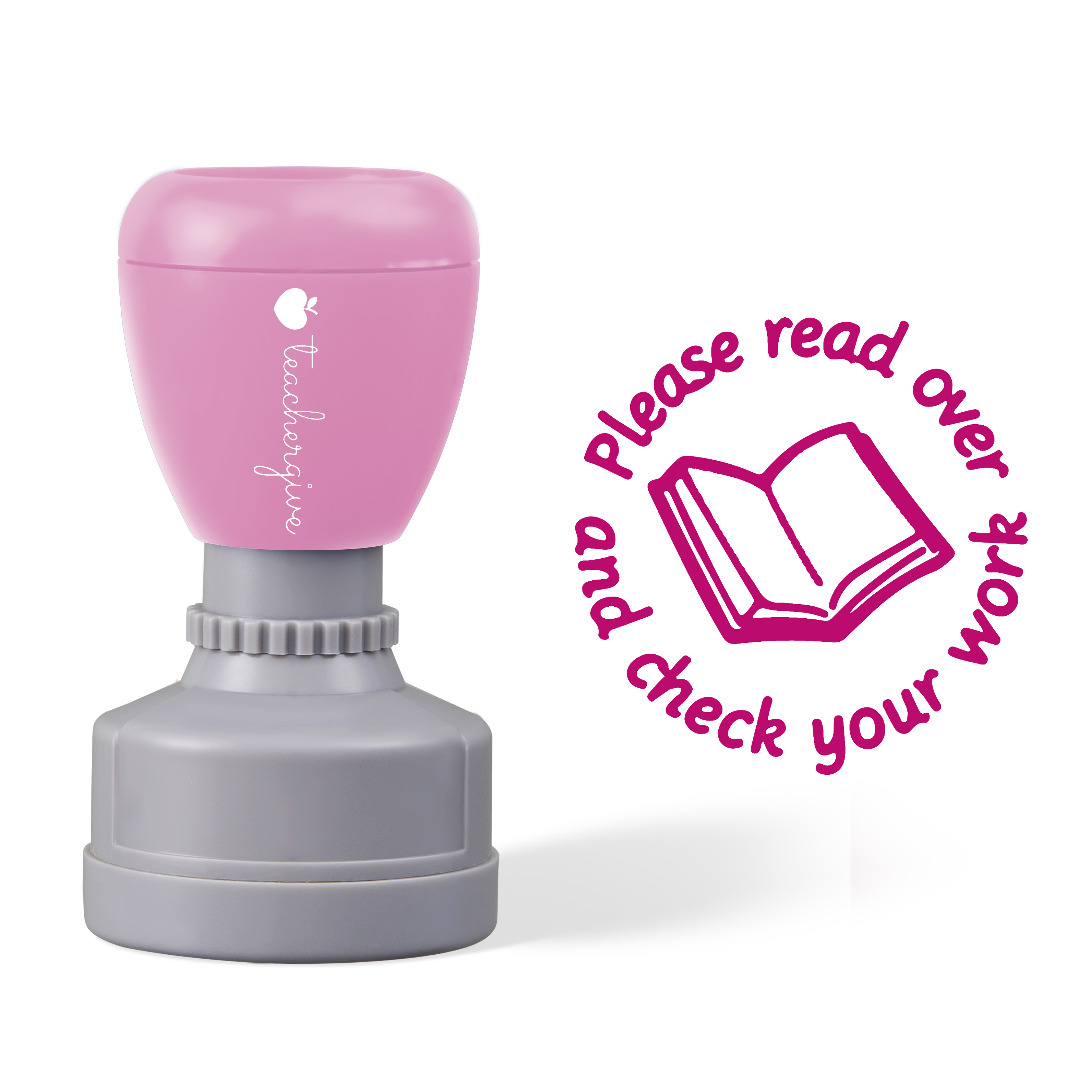 Please Read Over Stamp