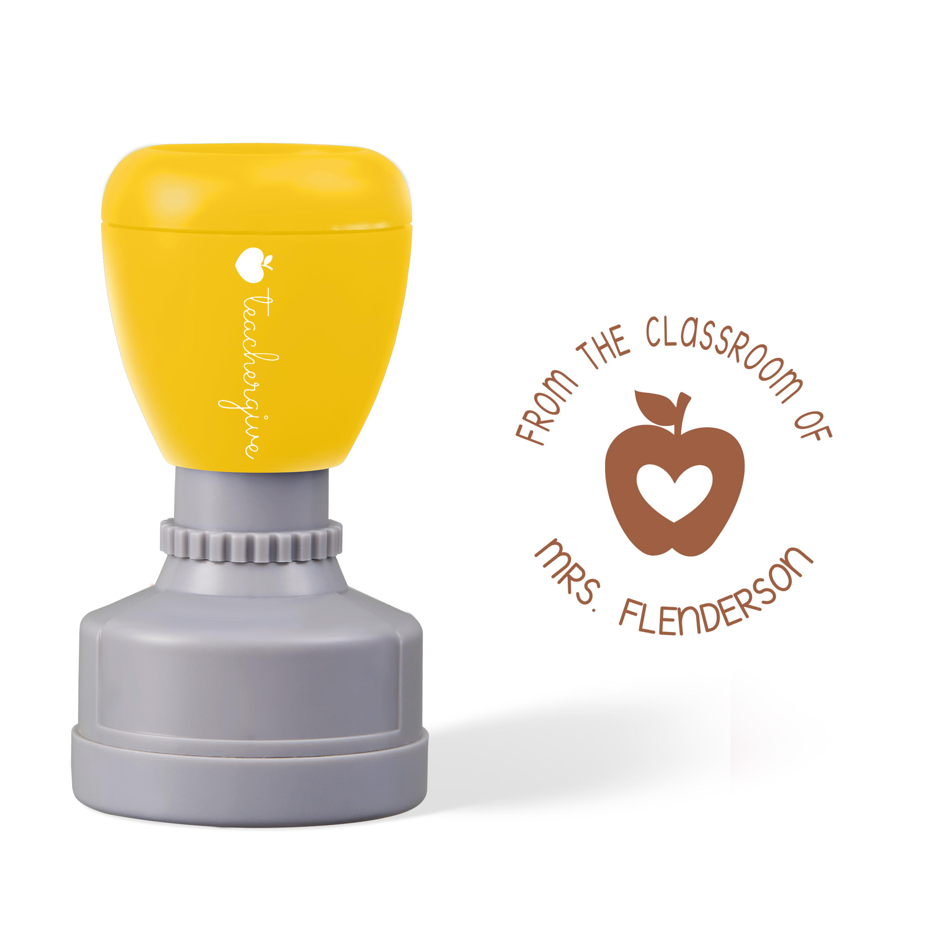 Personalized Name From The Classroom Of Teacher Stamp