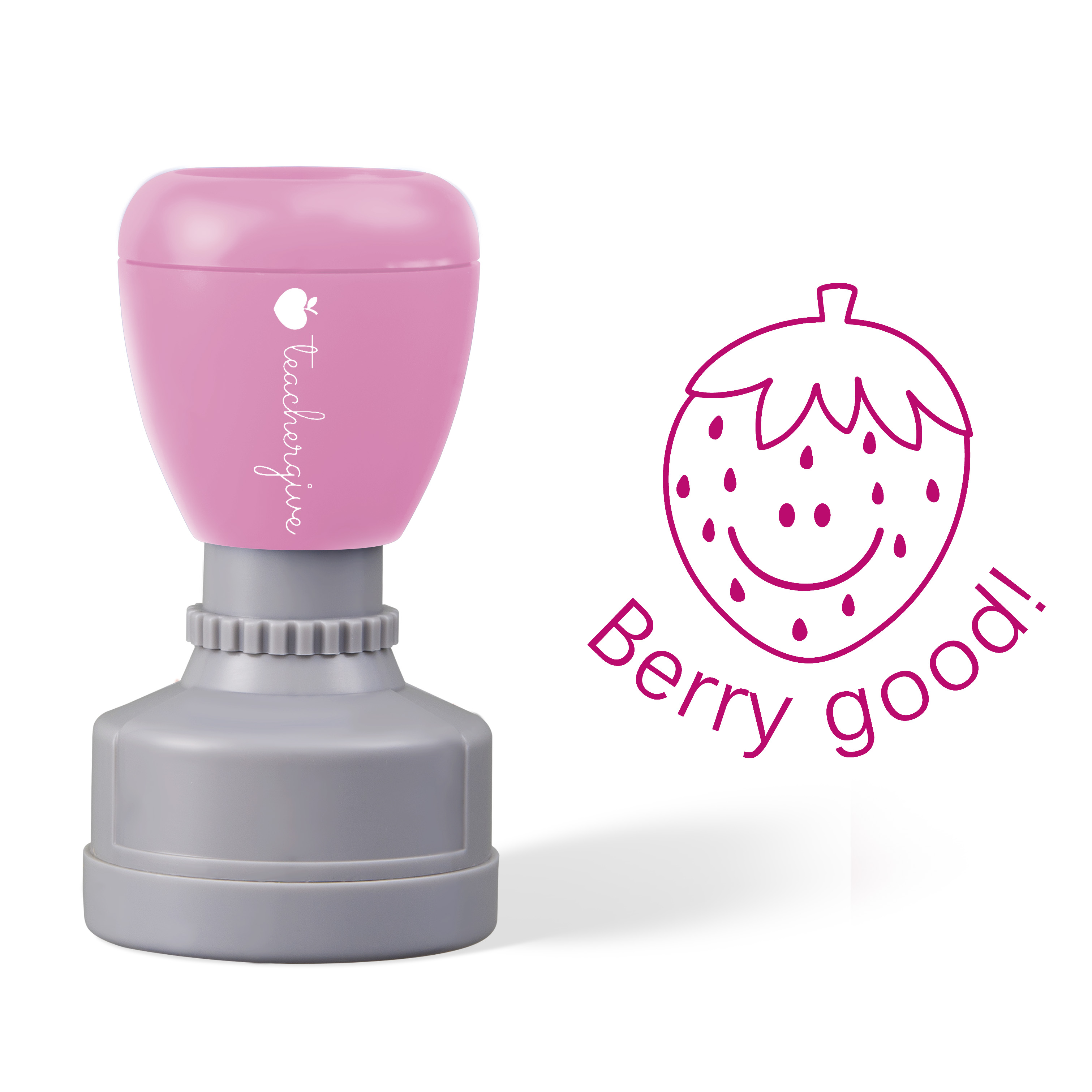 Berry Good Smile Strawberry Stamp