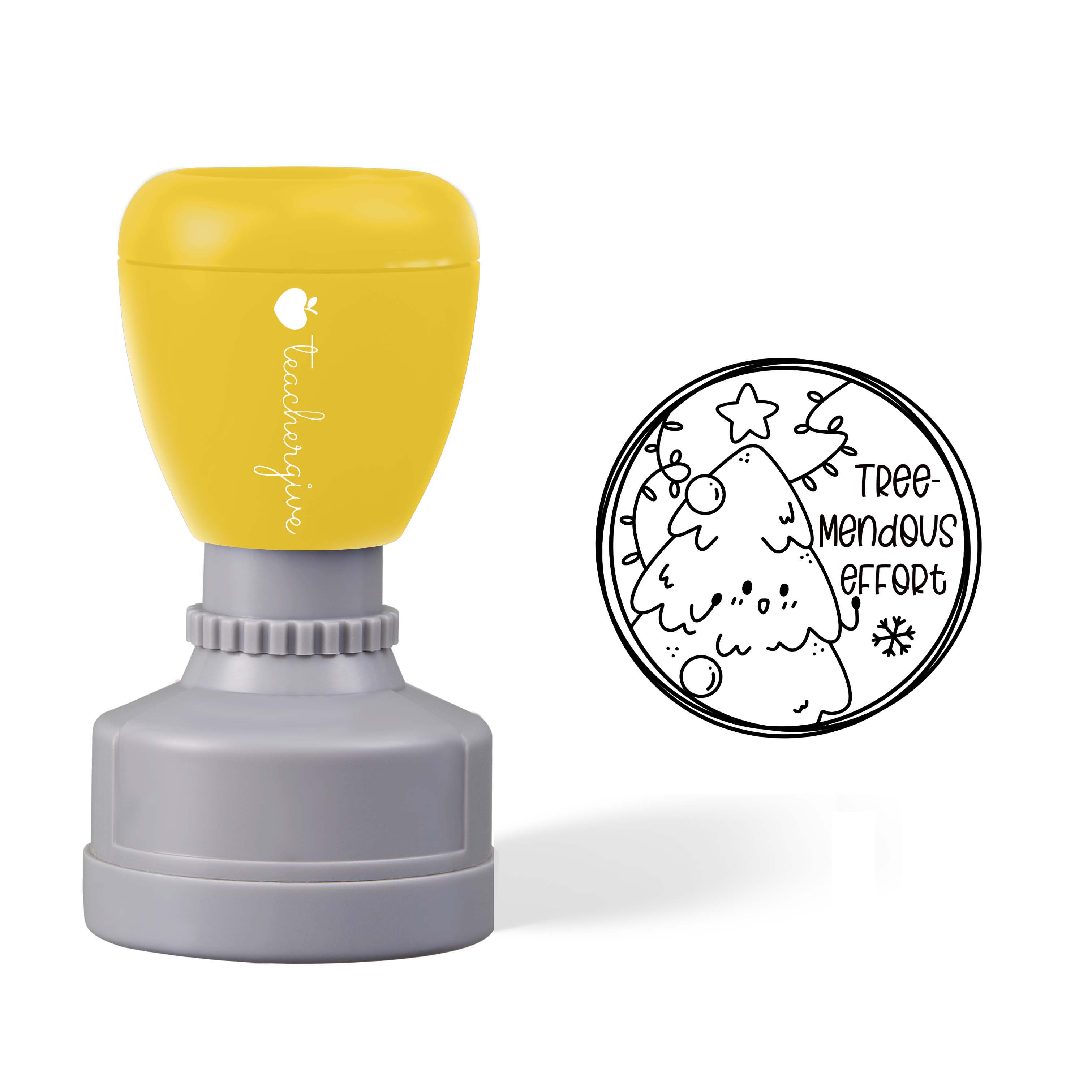 Tree-mendous Effort Teacher Stamp