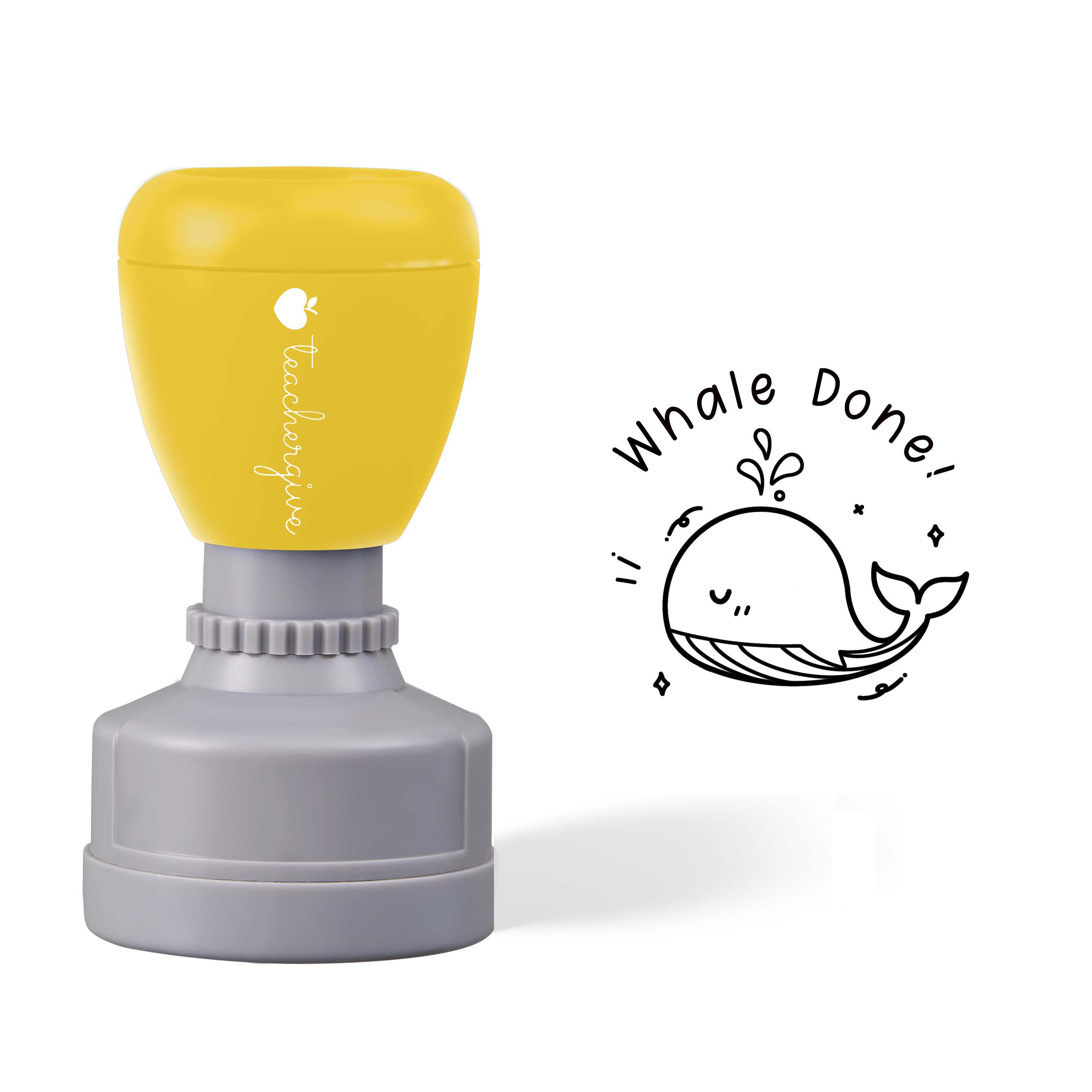 Whale Done Teacher Stamp