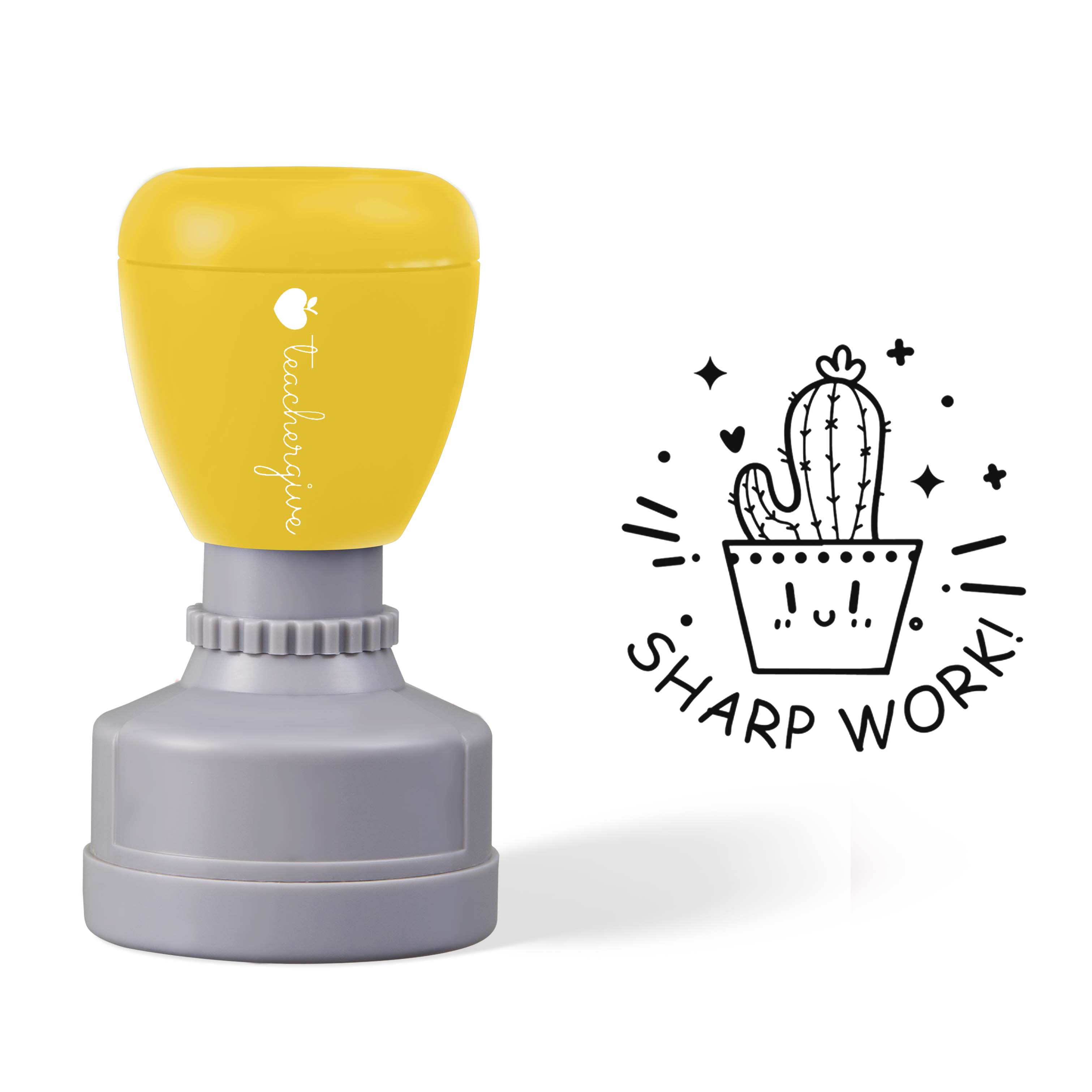 SHARP WORK Cactus Stamp