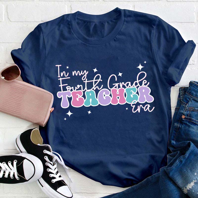 Personalized Grade In My Teacher Era Teacher T-Shirt