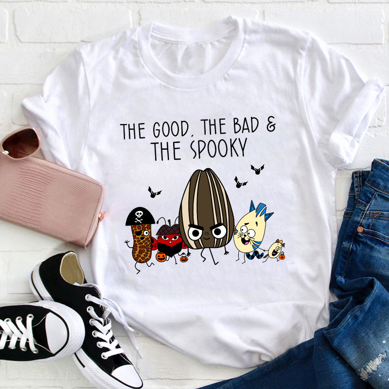 The Good The Bad The Spooky Teacher T-Shirt
