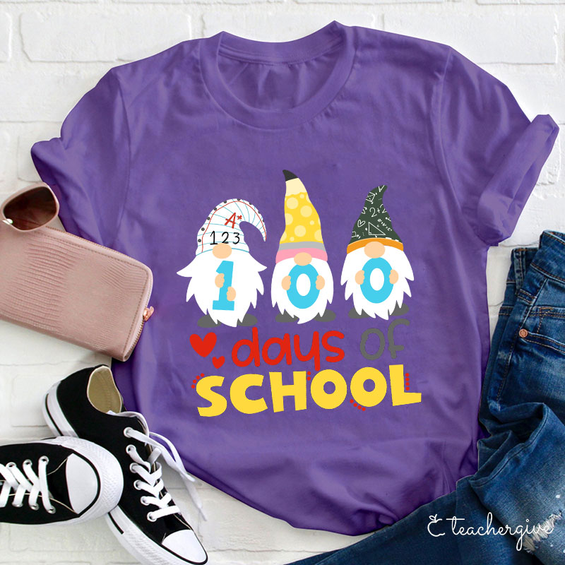 100 Days Of School Teacher T-Shirt