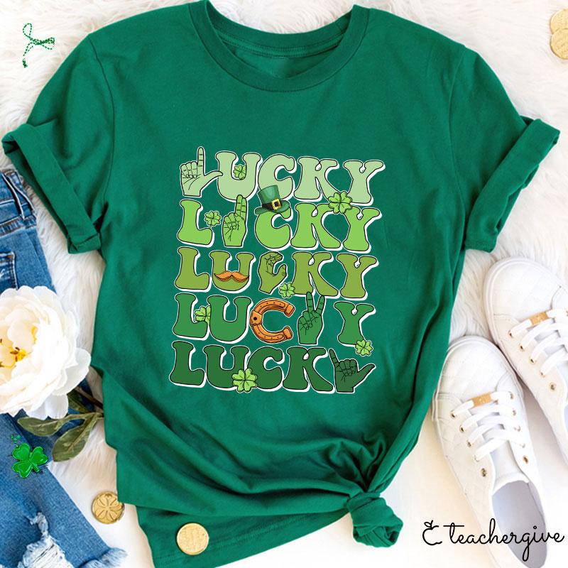 Lucky Teacher T-Shirt