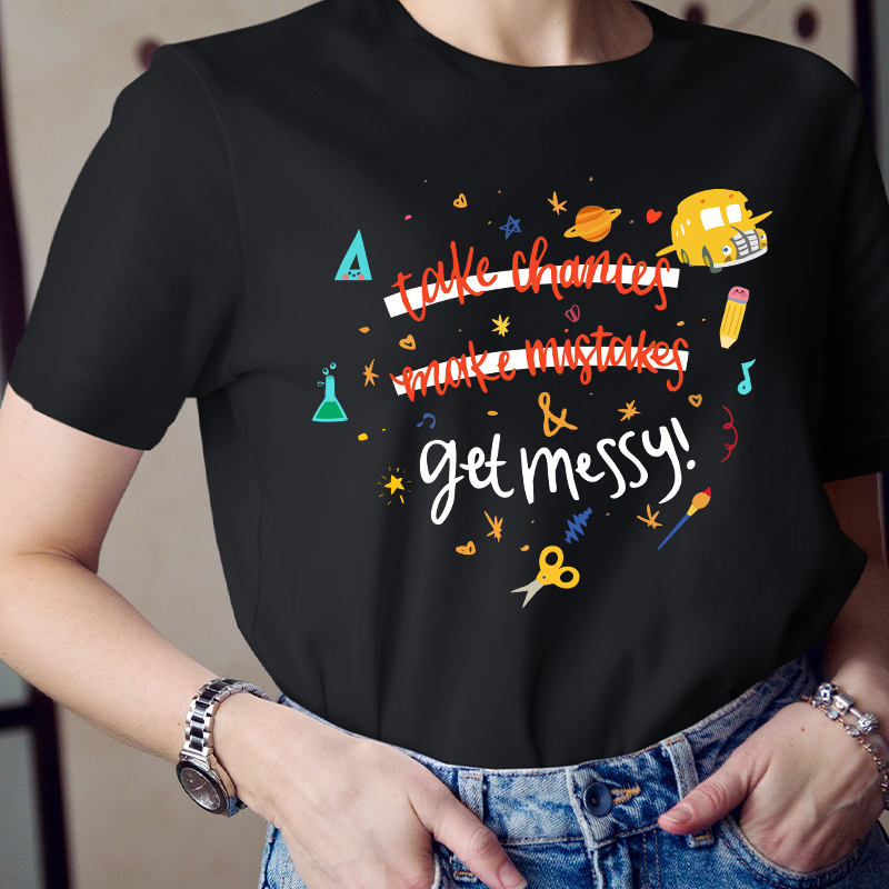 Magic School Bus Flying In The Universe T-Shirt