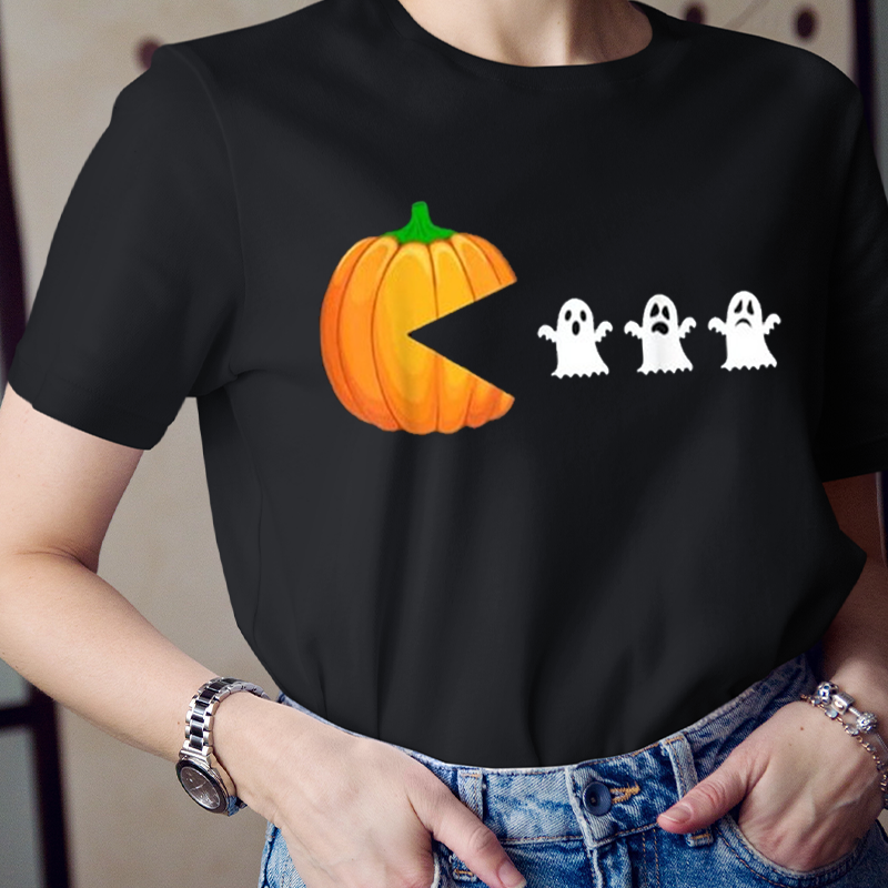 Pumpkin Pac-Man T-Shirt