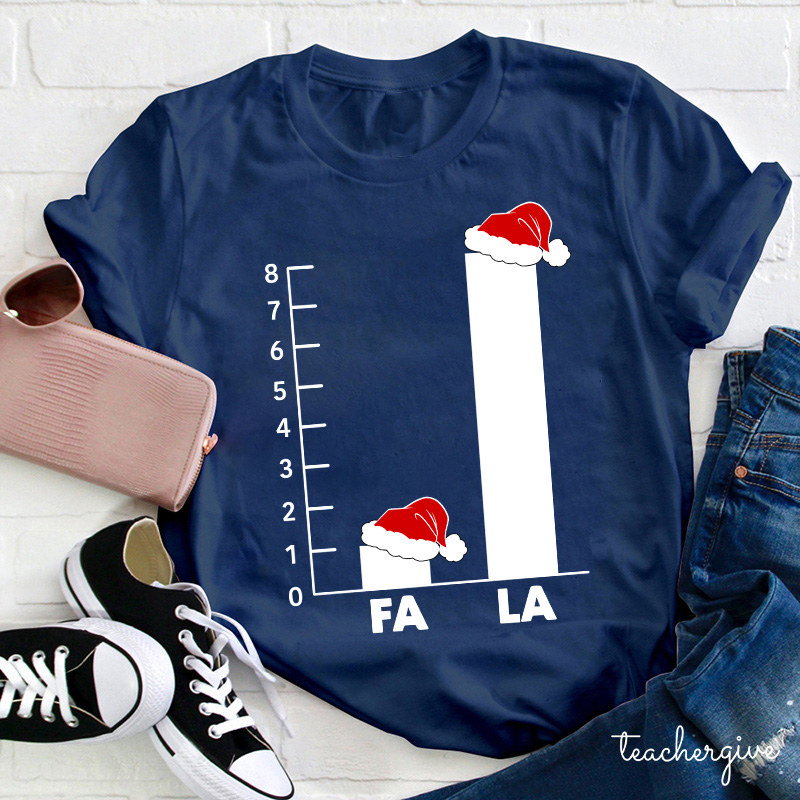 Fa La La La La La La La La Teacher T-Shirt