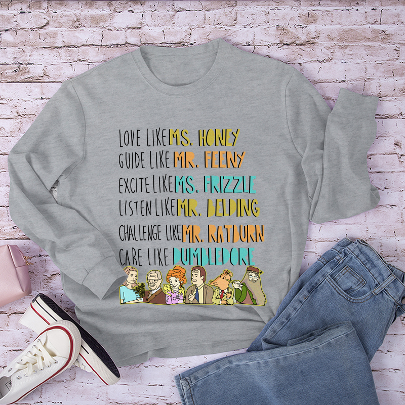Like Teacher Long Sleeve T-Shirt