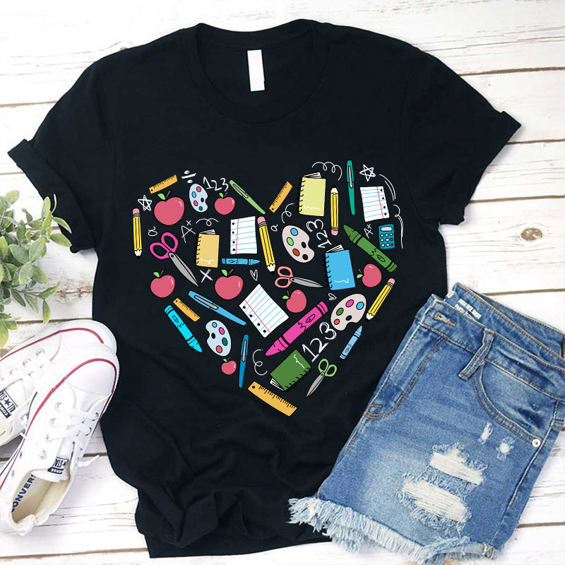 Teacher Heart T-Shirt