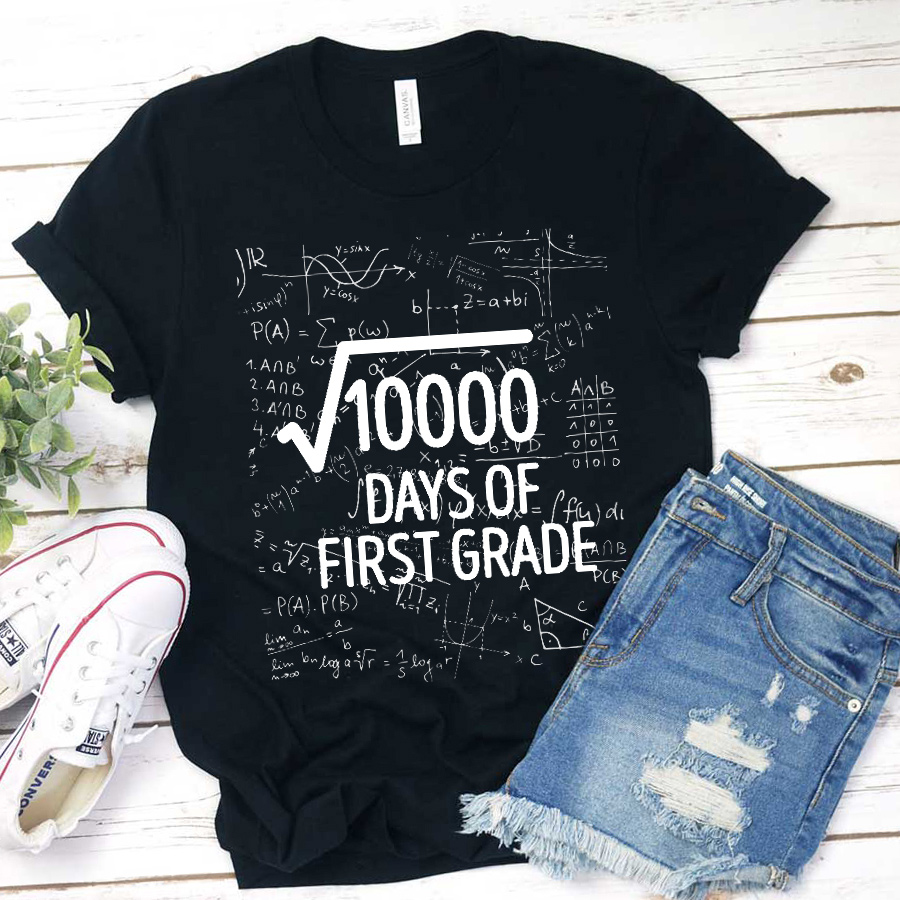 Personalized 100 Days Of First Grade T-Shirt