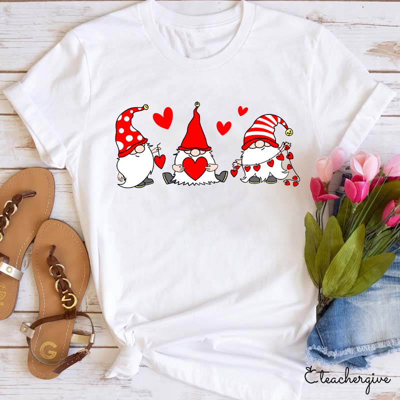 Love Gnomes Teacher T-Shirt