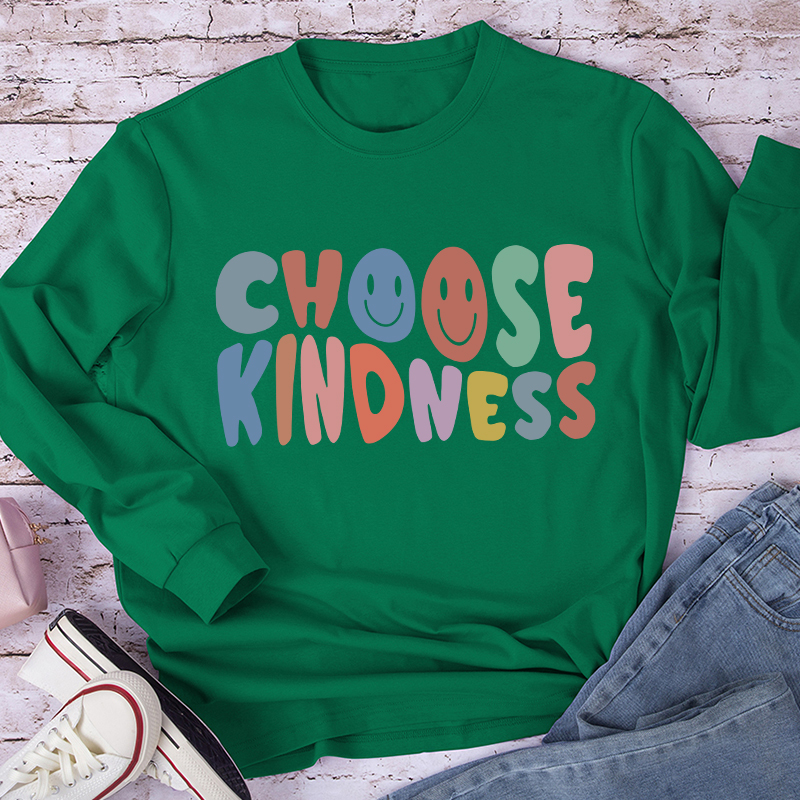 Choose Kindness Teacher Long Sleeve T-Shirt
