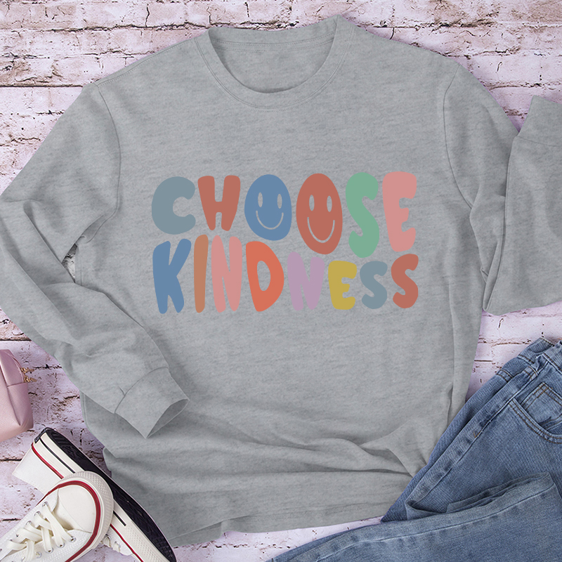 Choose Kindness Teacher Long Sleeve T-Shirt