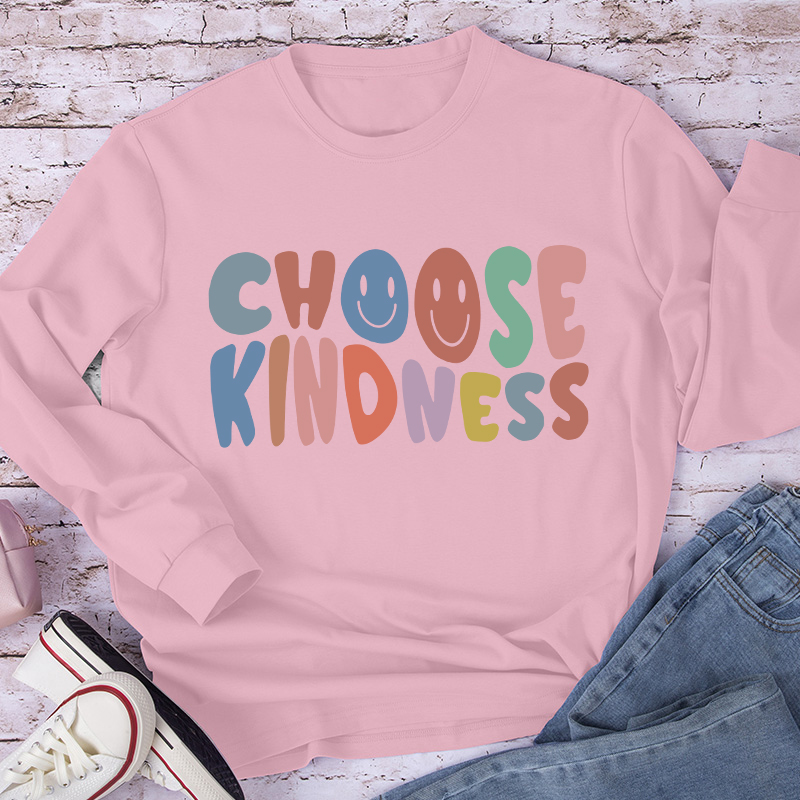 Choose Kindness Teacher Long Sleeve T-Shirt